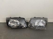 Vw Mk4 Jetta Black European Headlights W Smoked Turn Signal Aftermarket Vw Mk4 Jetta Black European Headlights W Smoked Turn Signal Aftermarket