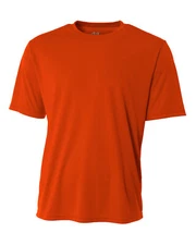 A4 N3142 Mens 100% Polyester Short Sleeve Cooling Performance Tee Stylish Tshirt