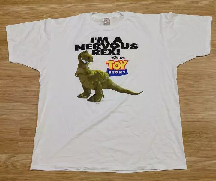 TOY STORY REX T-shirt XL USA Vintage | eBay