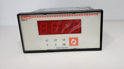 LOVATO DMK15 V-A-W DIGITAL MULTIMETER, 220-240V 50/60Hz