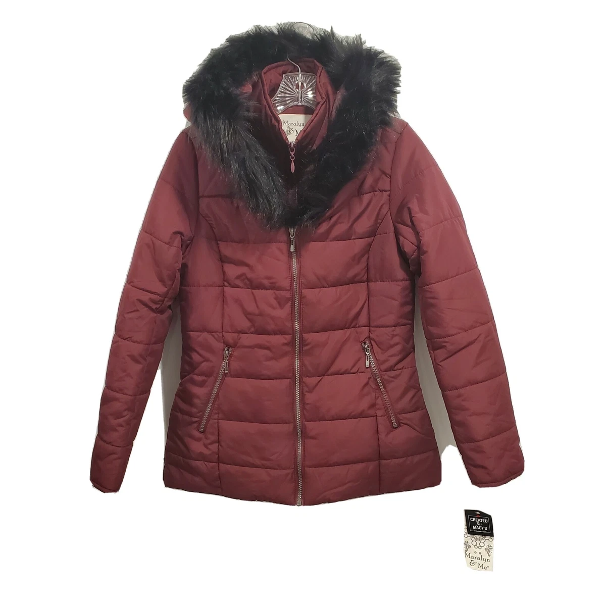 Maralyn me quilted store hooded jacket