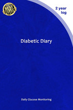 Diabetic Diary Blood Sugar Logbook 2-Year Glucose Monitoring Record Tracker