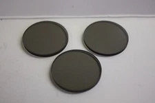 1.25" Gray Moon Telescope Filter Glass 50% Block each  Set of 3   New Old Stock