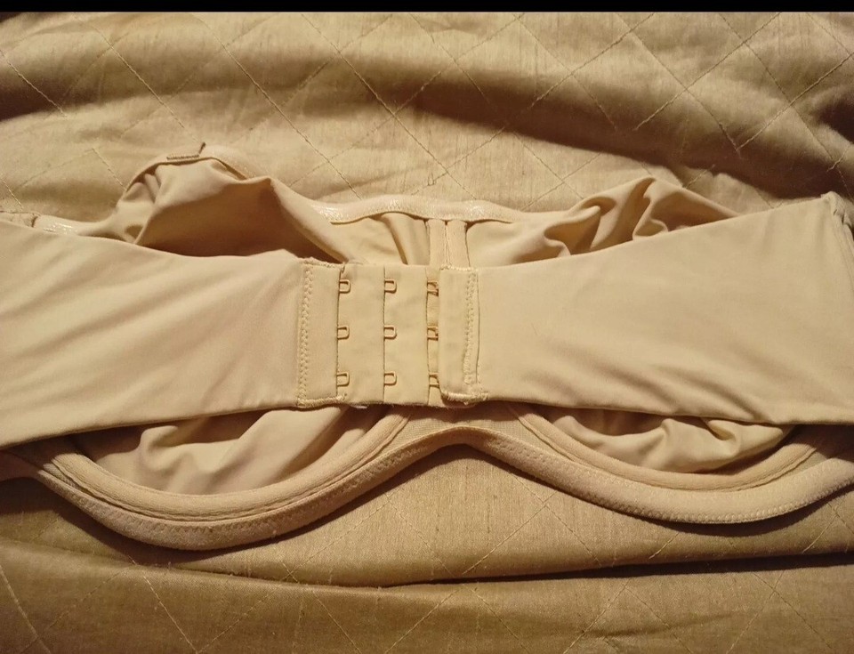 36DD beige NEXT strapless bra. No Padding Underwired Full cup. NO