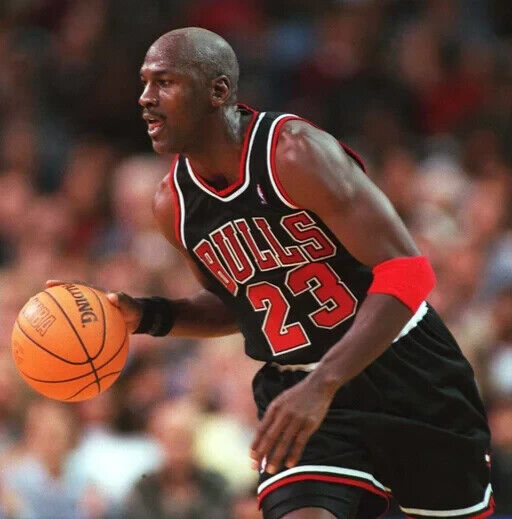 Chicago Bulls 97/98 - Michael Jordan - Basketball NBA - Black