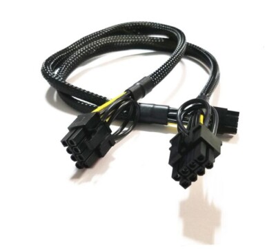 Mini 8pin to Dual 8pin Power Adapter Cable for Dell R740XD 640 GPU Replace Cable