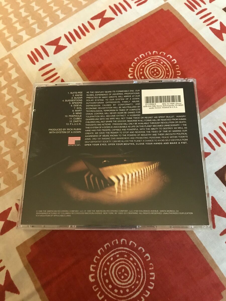System Of A Down *CD *NM/NM *1998 *American *EK68924 System Of A Down *CD *NM/NM *1998 *American *EK68924