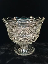 Anchor Hocking WEXFORD 7" Pedestal Centerpiece Fruit Bowl