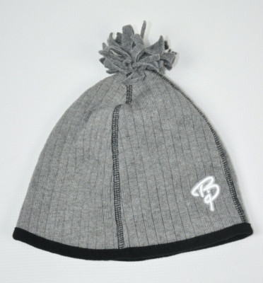 Bjorn Daehlie Gray Beanie Hat Pompon One Size