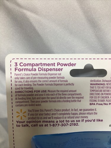 Babynahrung Spender Parent's Choice 3 Fächer Puder  - Bild 6 von 10