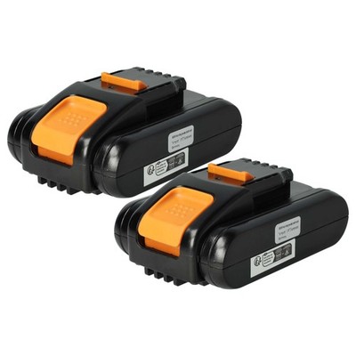 2x Akku für Worx WX163.3 WX163.1 WX163.2 WX164.3 WX163.M WX164 WX166 1,5Ah 20V