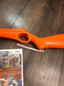 NINTENDO WII - CABELA'S  BIG GAME HUNTER 2010 WITH GUN AND MANUALS