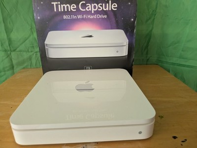 APPLE TIME CAPSULE 802.11n Wifi Hard Drive 1TB MB227LL/A Model A1254 White