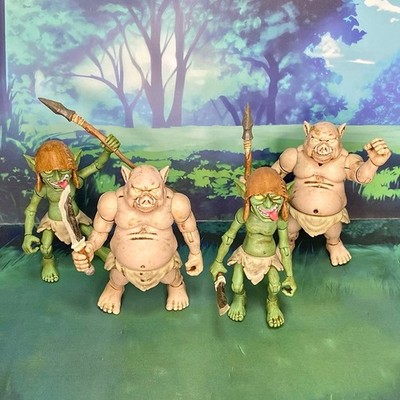 Advanced Goblins Orcs Movable Figure Capsule Toy 4 pcs/set 