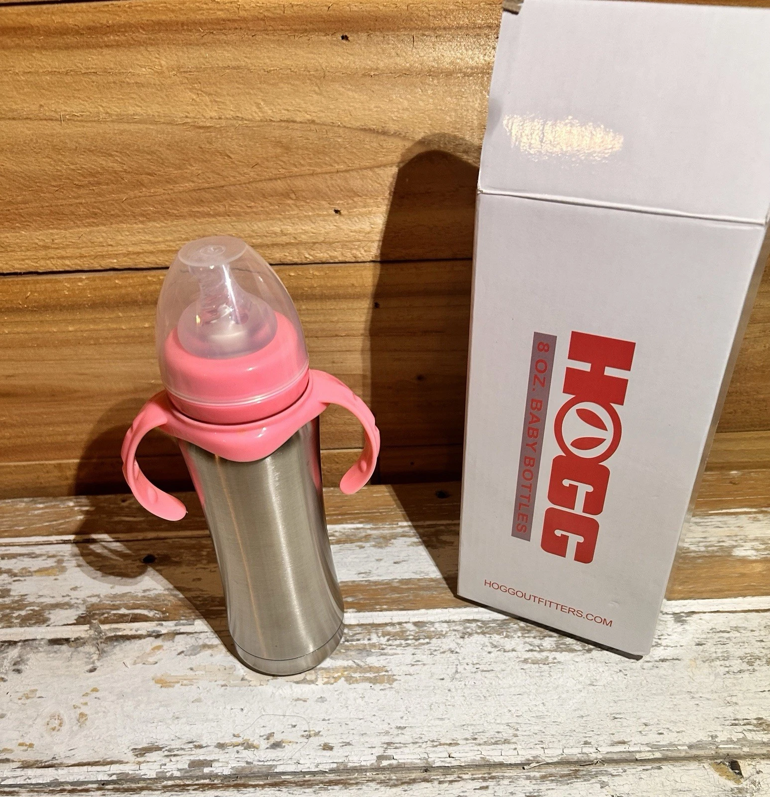 Hogg 8oz. Stainless Steel Baby Bottle