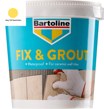 Fix and Grout Tile Adhesive 1Kg, Ready-Mixed, Waterproof and Super Wh