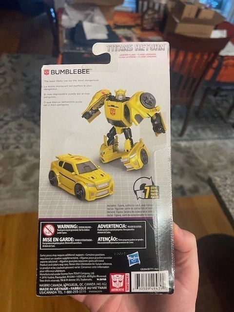 Boneco de ação Transformers Titans Return Legends Class Bumblebee Hasbro Toys - Imagem 2 de 2