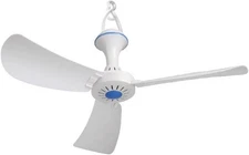 110V Mute Electric Ceiling Fan, Indoor Outdoor Plug-in Gazebo Fan
