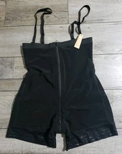 SHAPELLX Tummy Control Shapewear Faja Colombianas Zipper Butt Lift Bodysuit XL