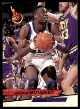 Dikembe Mutombo 1993-94 Ultra #52 Nuggets NBA READ FREE SHIPPING AutographDen