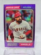 2023 Heritage Anthony Rendon Purple Refractor #532 Los Angeles Angels L👀k!