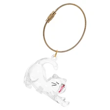  Pet Hair Keychain Keepsake Keyring Charm Memorial Bottle for Ashes