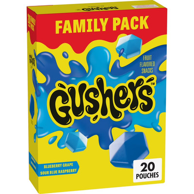 Gushers Fruit Flavored Snacks, 20 Pouches, Family Pack, 16 oz