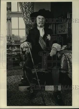 Press Photo Actor Ralph Richardson in Film "Man in the Iron Mask" - sap60319