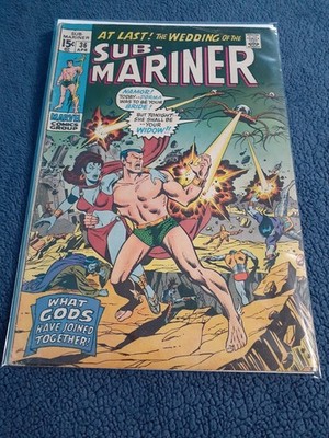 Sub-Mariner #36 Marvel Comics 1971 Roy Thomas Sal Buscema