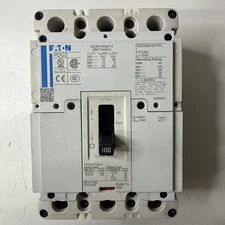 Eaton PDG23M0100TFFL EATON 3 POLE 100A 65kA@480v CIRCUIT BREAKER 600VAC
