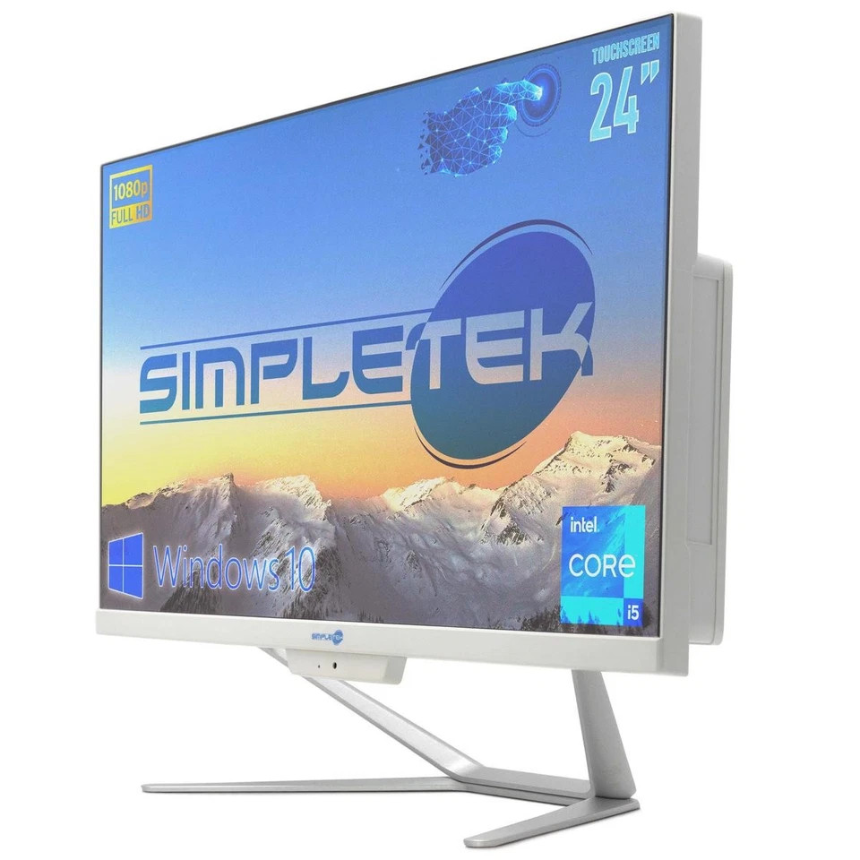 AIO All In One Touch Screen I5 24" 40GB 120GB HD Win 10 PC Computer Touchscreen - Image 4 of 4