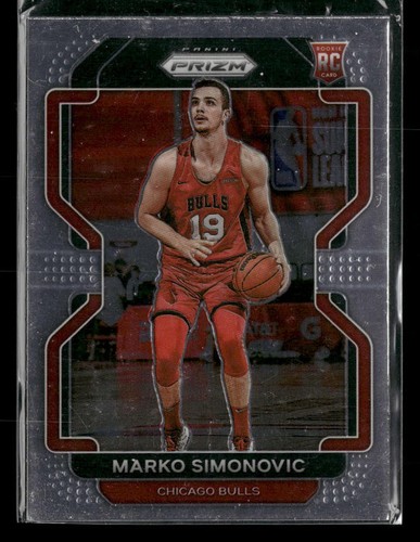 2021-22 Panini Prizm #166 Marko Simonovic Chicago Bulls Rookie - Picture 1 of 2