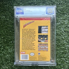 New Factory Sealed NES Nintendo Game 1993 Last Action Hero Graded PSA 7.5 A+