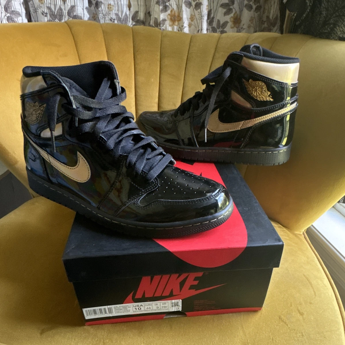 Jordan 1 Retro Black Gold for Sale | Authenticity Guaranteed | eBay