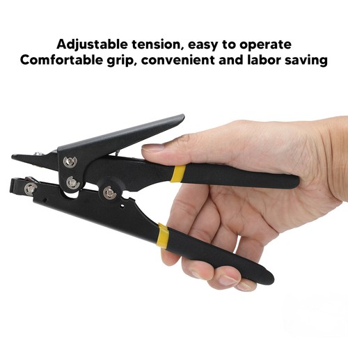 Nylon Cable Tie Tension Plastic Zip Tie Fastening And Cutting Tool(Black ) - Bild 11 von 22