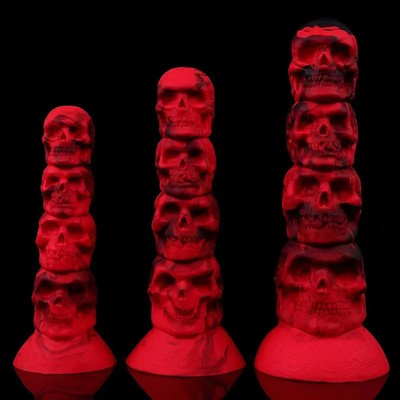 Silicone Halloween Skeleton Anal Plug Butt Plug Dildo Anal Dilator Adult  Sex Toy | eBay