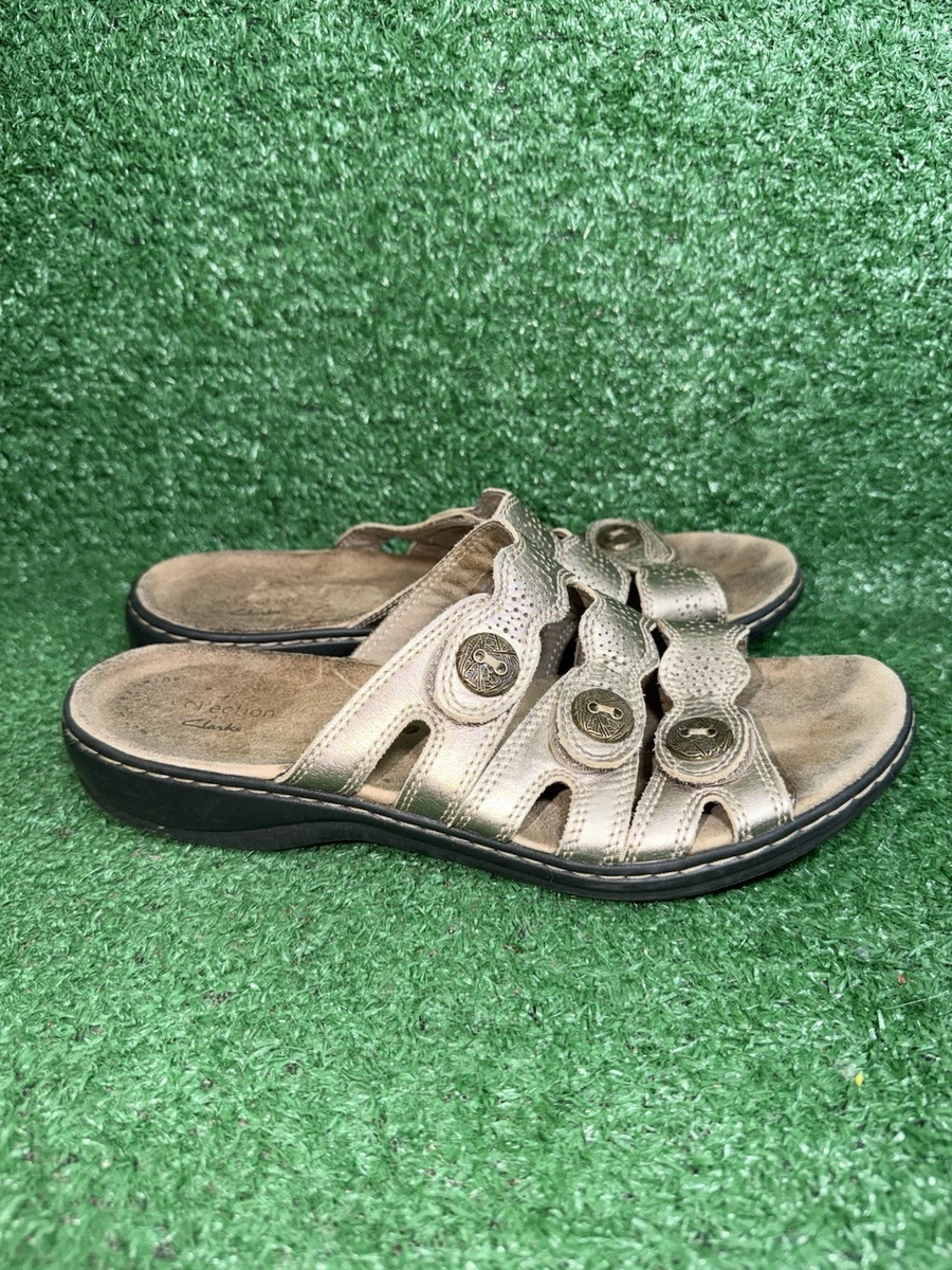 CLARKS CORE Ciabatta donna argento in pelle CIABATTA