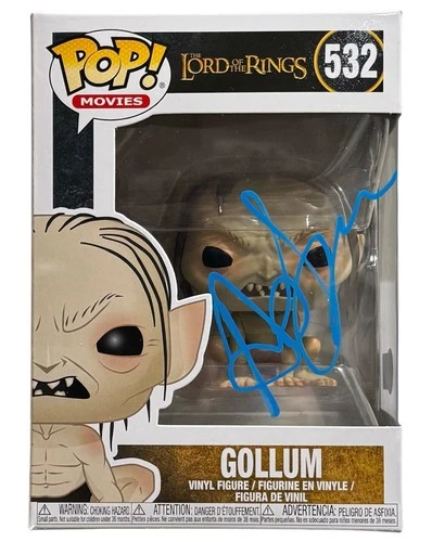 Andy Serkis Signed Gollum Funko Pop The Lord of the Rings Autograph Beckett COA