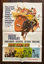 ELVIS PRESLEY - 1968 STAY AWAY, JOE one sheet MOVIE POSTER