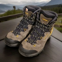 Lowa Arco GTX Mid Gore Tex Hiking Boots Olive/Mustard Waterproof Men's Size 8