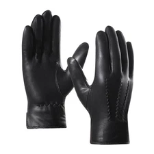 Guantes De Cuero Para Hombre Para El Frio Invierno Comodos Calientes Elegantes