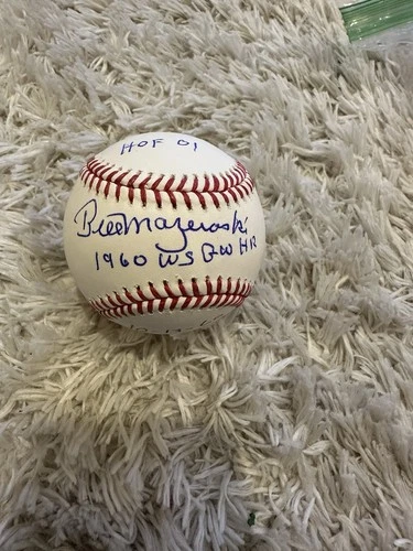 Bill Mazeroski Signed Baseball