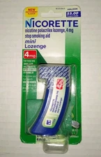 Nicorette Mini Lozenge Mint - 4MG (20CT) Expires 01/27