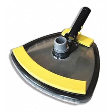 Jed Pool Tools 30-179-B Pool Vacuum, Plastic, Black/Yllw, 11-7/8" L