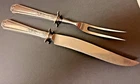 TOWLE LOUIS XIV STERLING SILVER CARVING SET FORK AND KNIFE