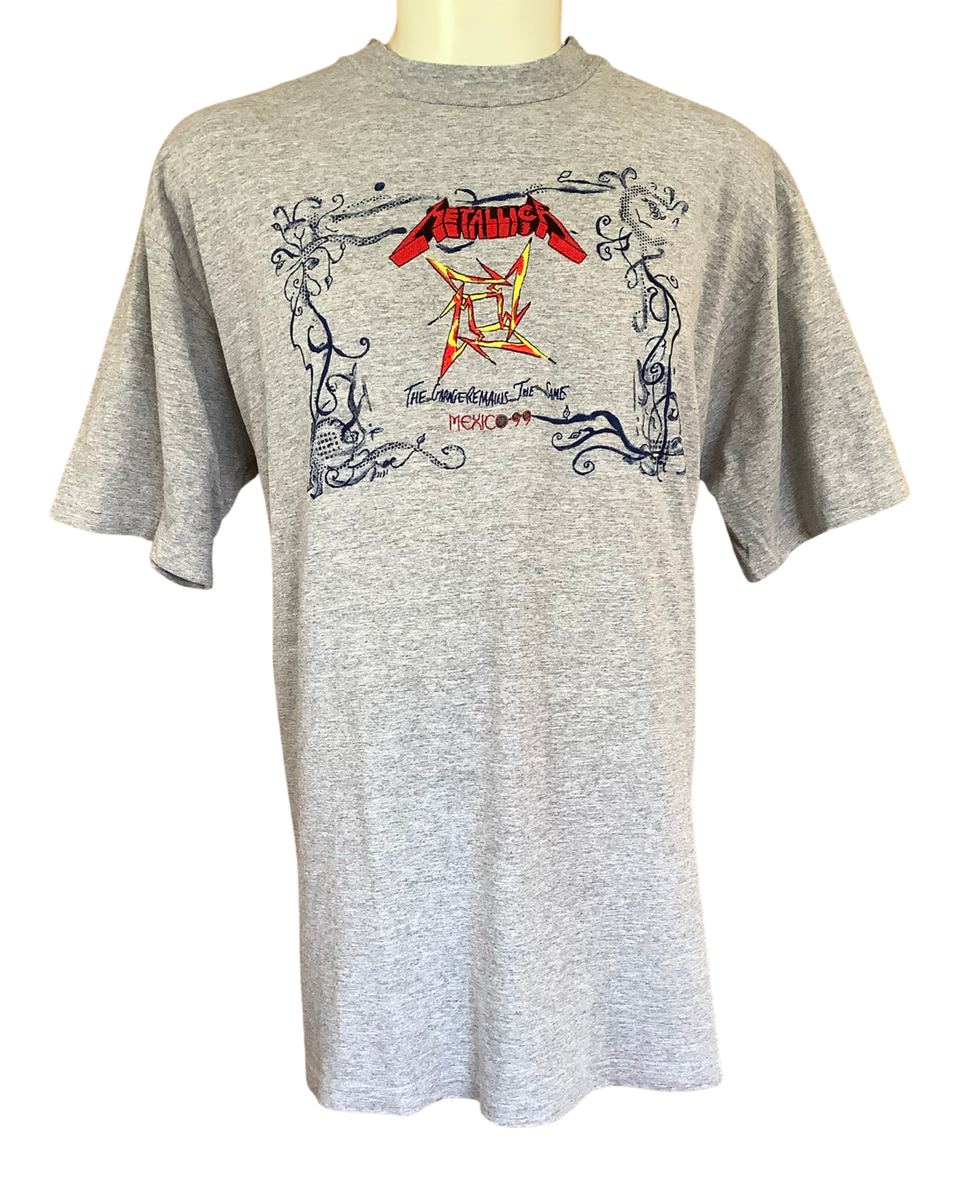 Metallica Vintage T-Shirt The Garage Remains The Same 1999 Tour