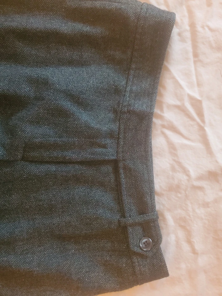 Pantalones de tiro bajo Donna Degnan usados talla 6 forrados Foto 3 de 4