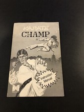 Karate champ Commodore 64 Manual Only