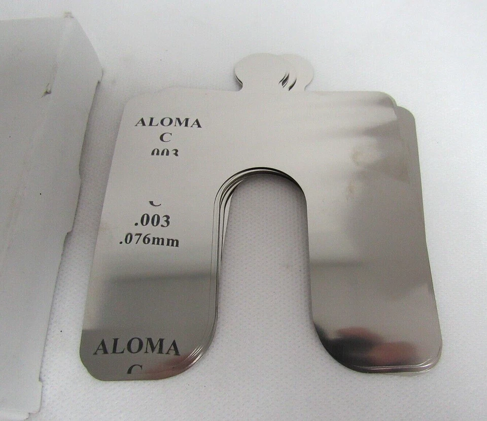 INDUSTRIAL SERVIMOTOR SHIMS SIZE C, 0.003" THK, 4"LG, 4" WD, .076mm, 20 PCS BOX - Image 4 of 4