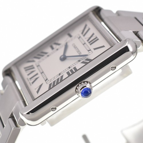 CARTIER Tank solo LM W5200014 Silver Dial Quartz Men's Watch B#138868 - Picture 3 of 10